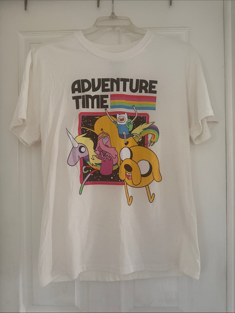 Adventure Time Tshirt - Finn Jake Princess Bubblegum Rainbow